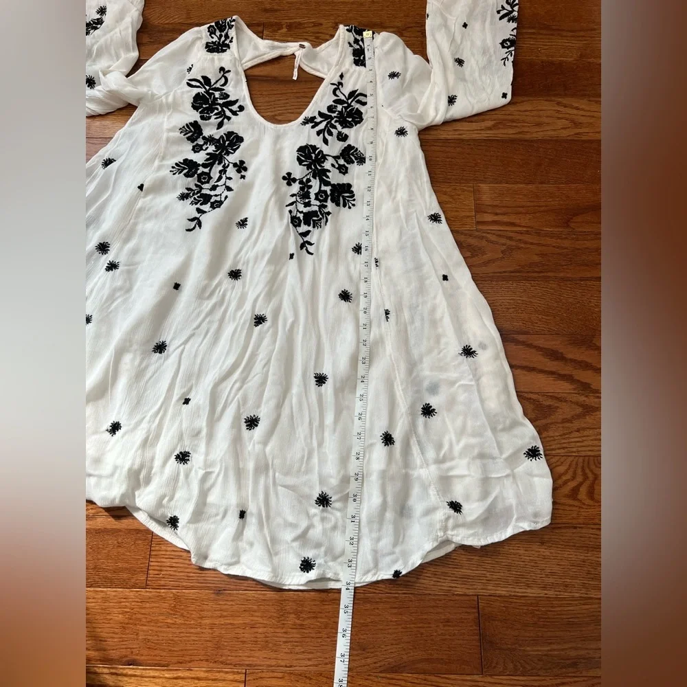 Free People Sweet Tennessee Printed Mini Shift Dress Sz - Picture 13 of 15